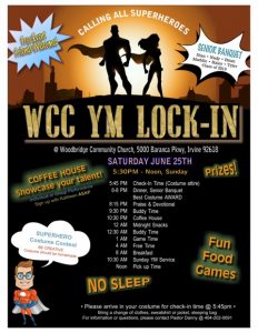 2016 WCCYM Lock-in